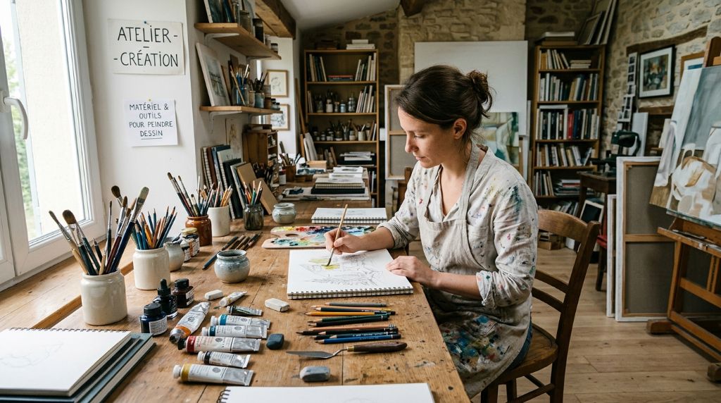 Avec quel outils peindre dessin