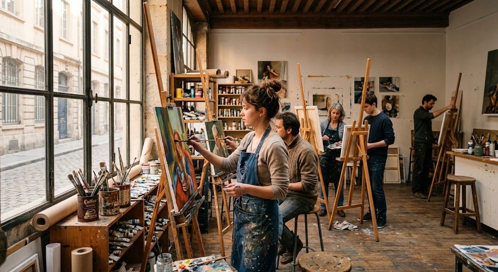 Composer, ajuster, recommencer : le même geste d'un atelier à l'autre