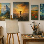Comment décorer son atelier d'artiste avec des tableaux inspirants ?